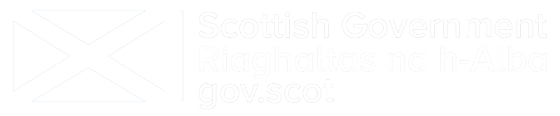 Scottish Government logo white version