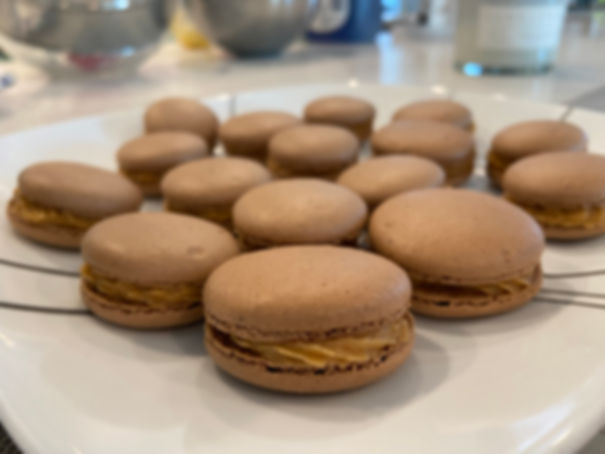 Chocolate and Peanut Butter Macarons (12)