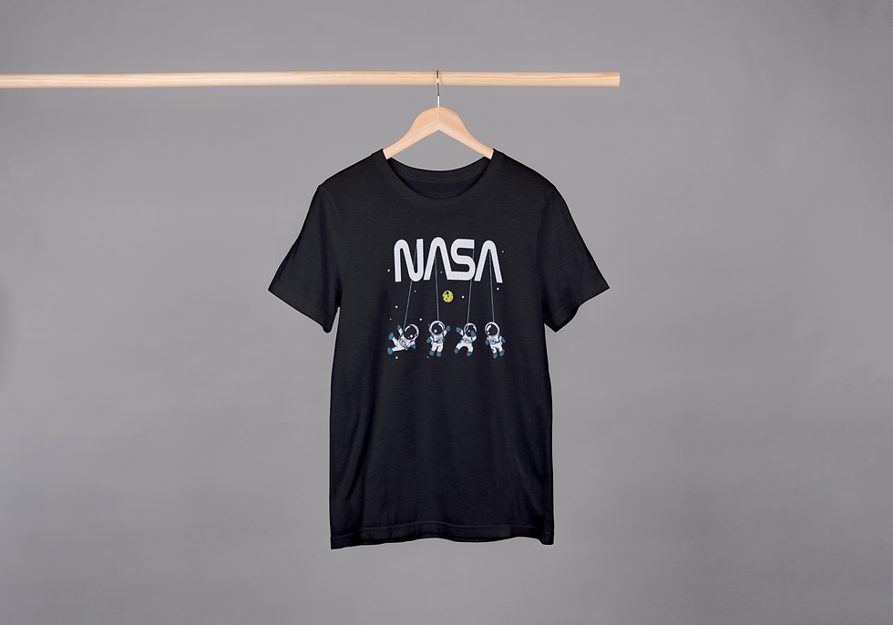 "NASA" designed unisex tshirts