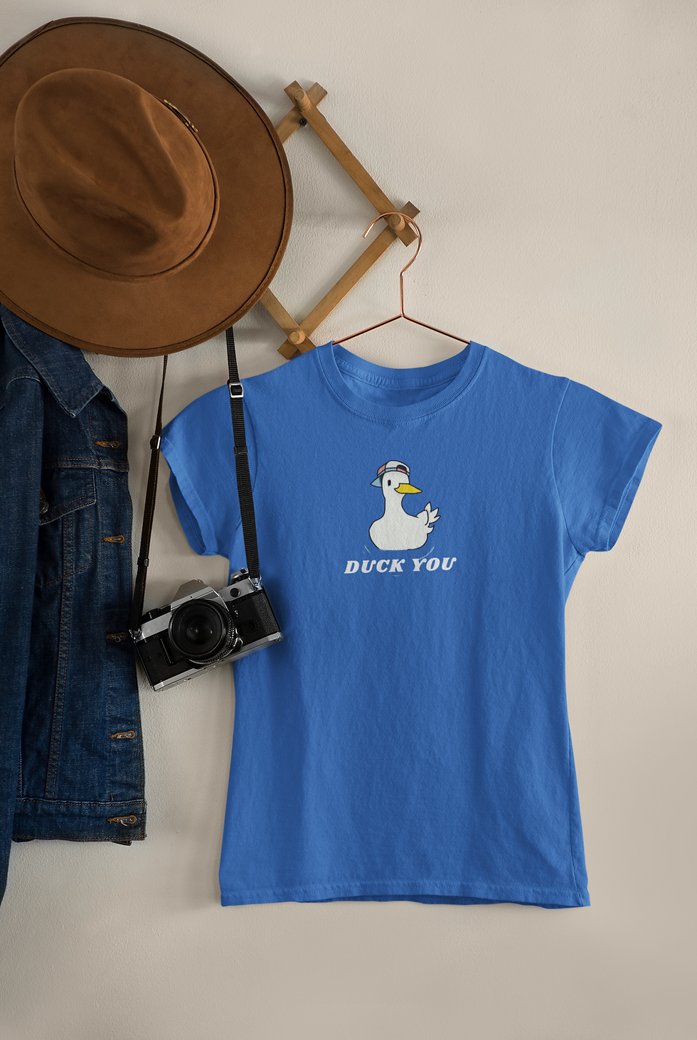 "DuCk YoU" Designed regular tshirts for women