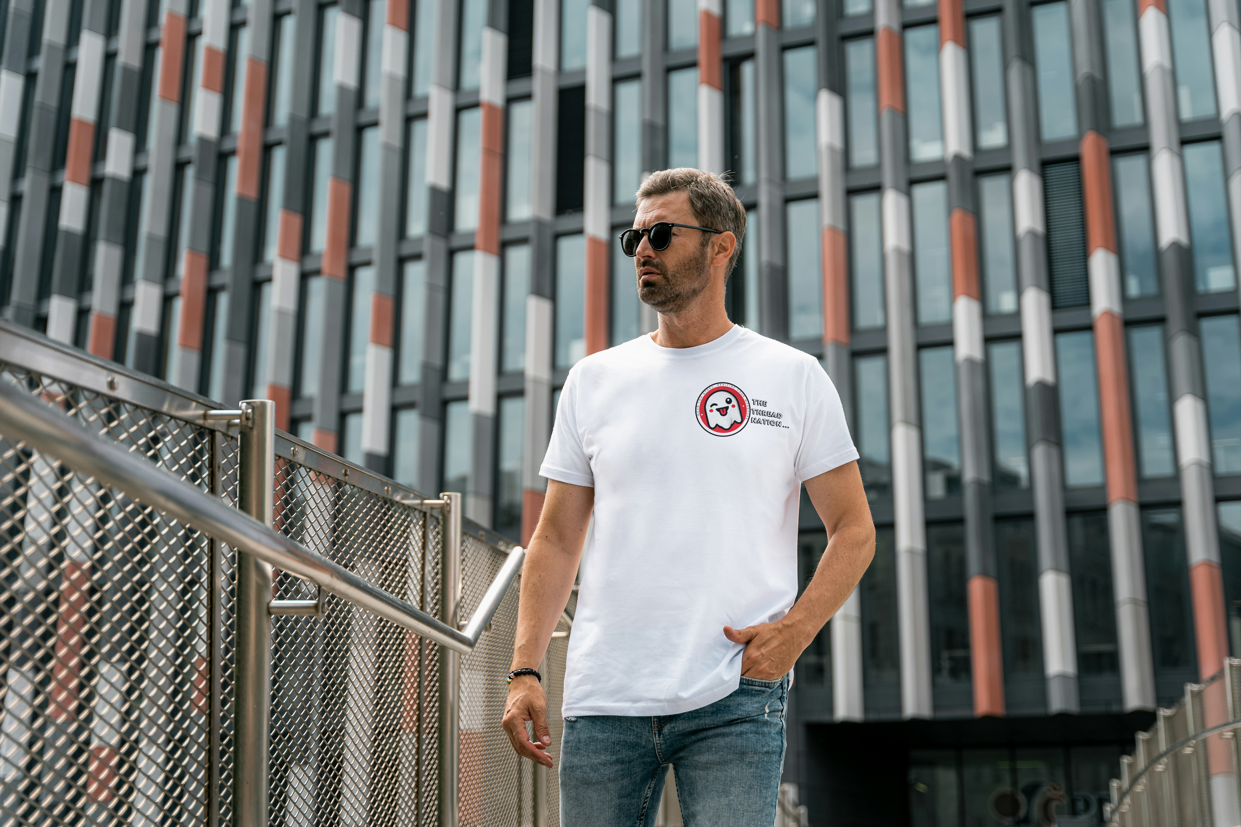 The Thread Nation logo regular tshirt