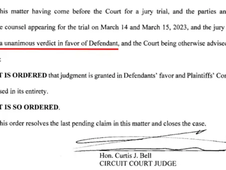 Loft 310 Wins Unanimous Jury Verdict — The Full Court Record