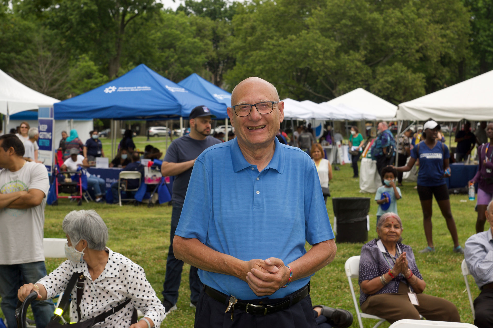 Happy Senior at the Brain Health & Community Resource Fair