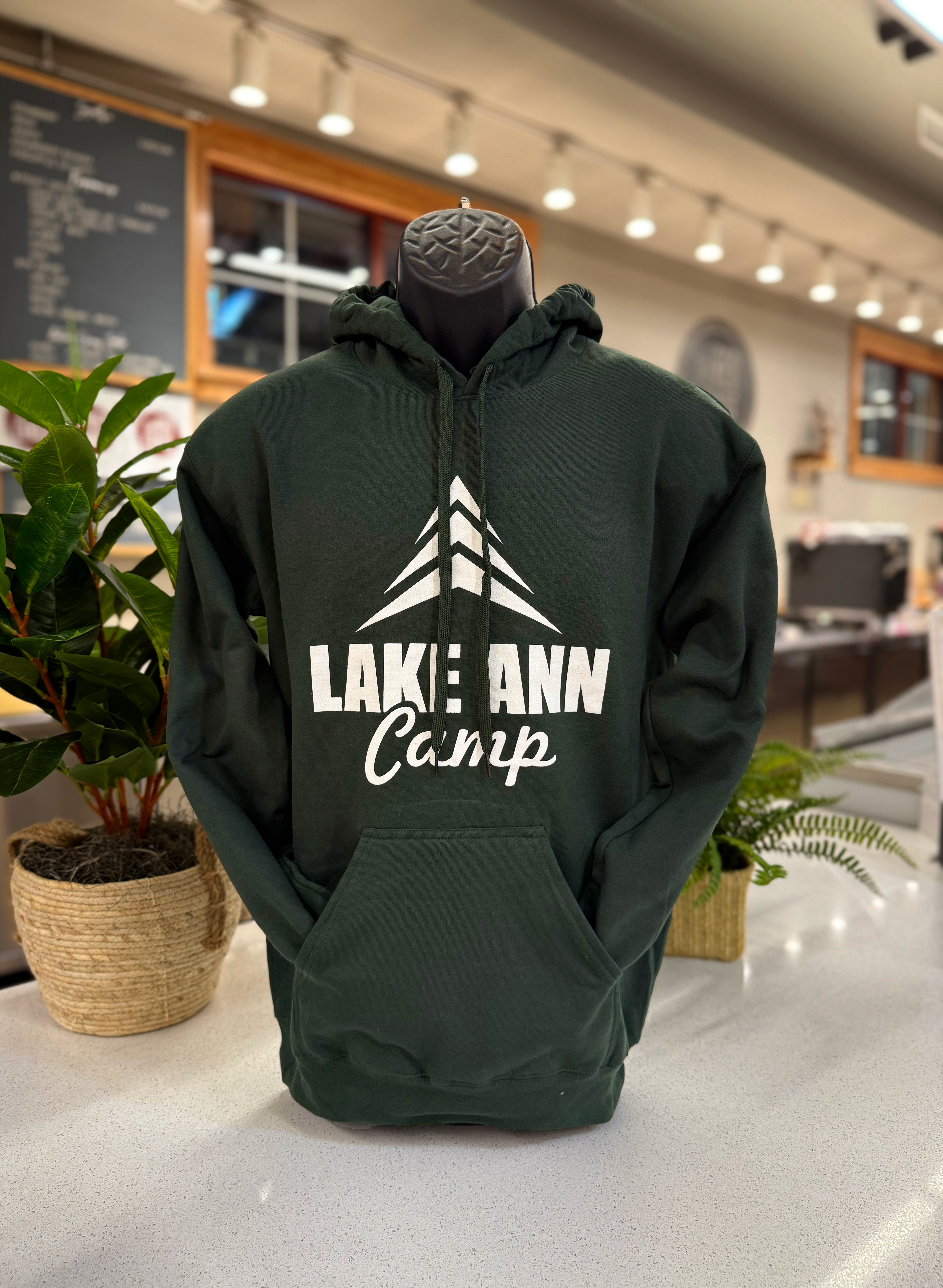 Logo Hoodie- Hunter Green