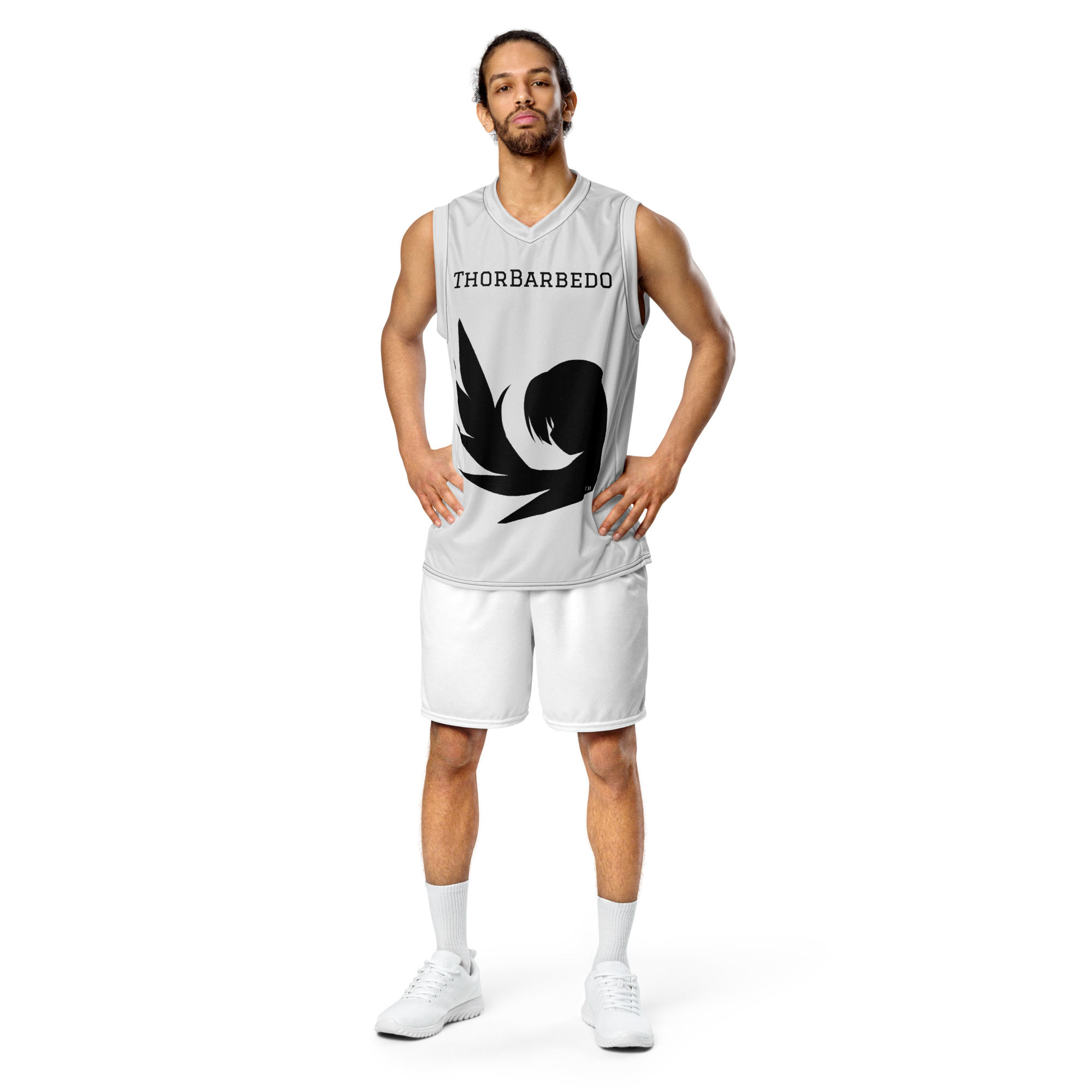 Recycled unisex basketball jersey