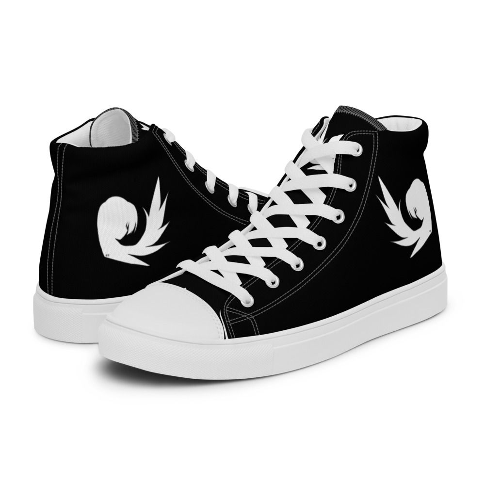 Women’s high top canvas shoes