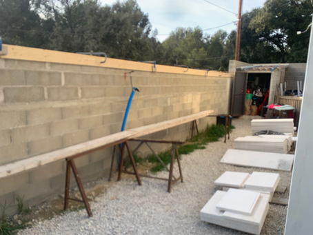 Pose Couvertine Sur Clôture