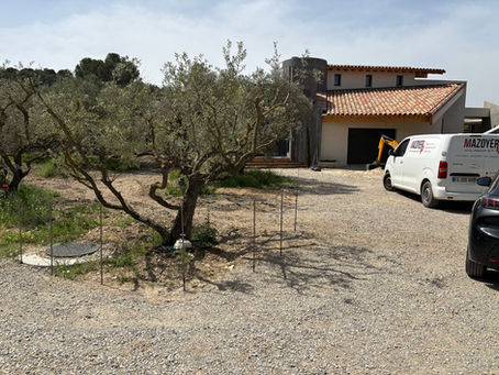 Création d'une jardinière