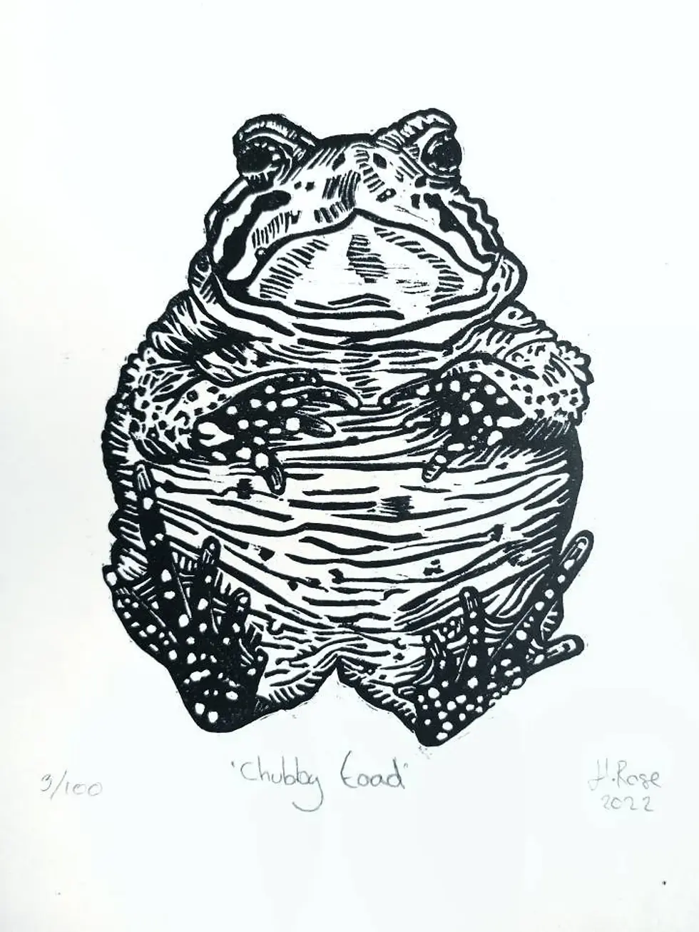 Thumbnail: Chubby Toad Print