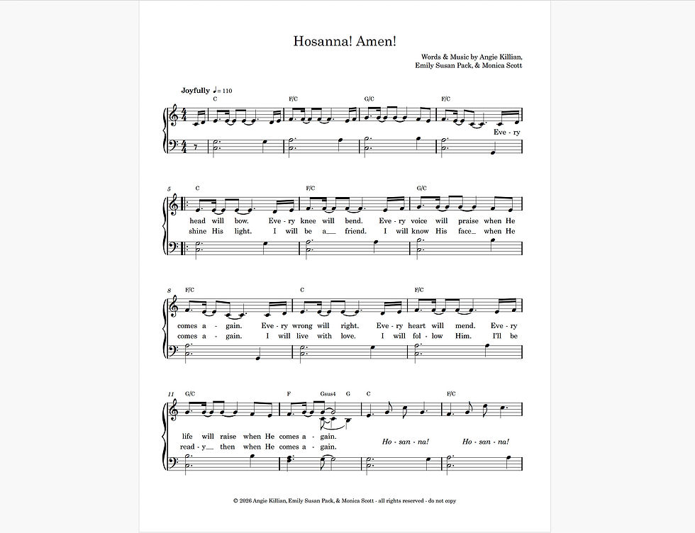 Thumbnail: Hosanna! Amen! - group bundle