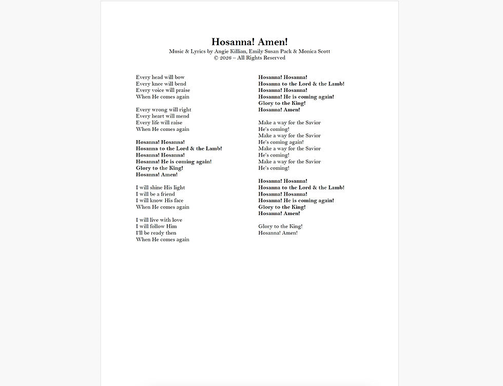 Thumbnail: Hosanna! Amen! - group bundle