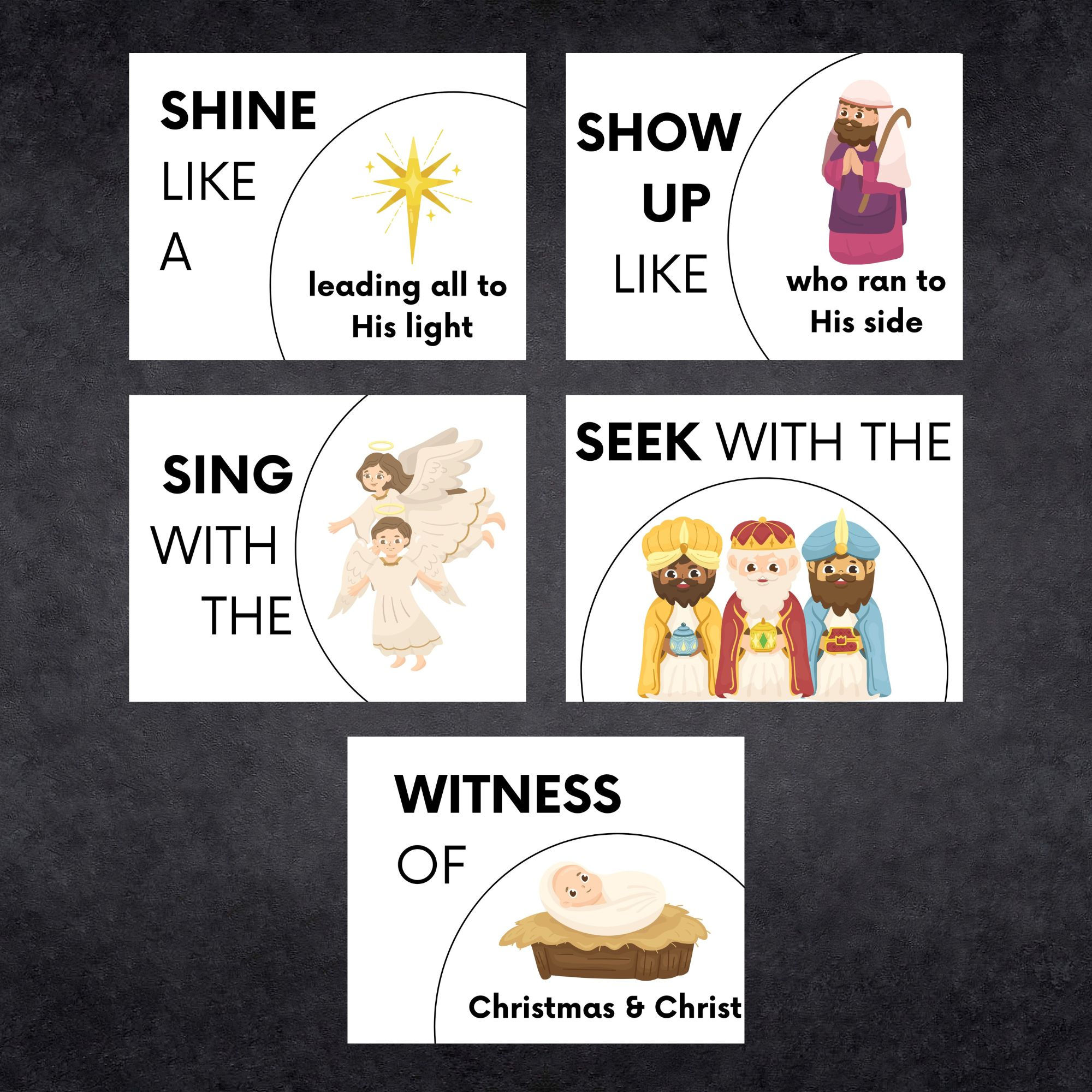 Witness of Christmas - chorus puzzles