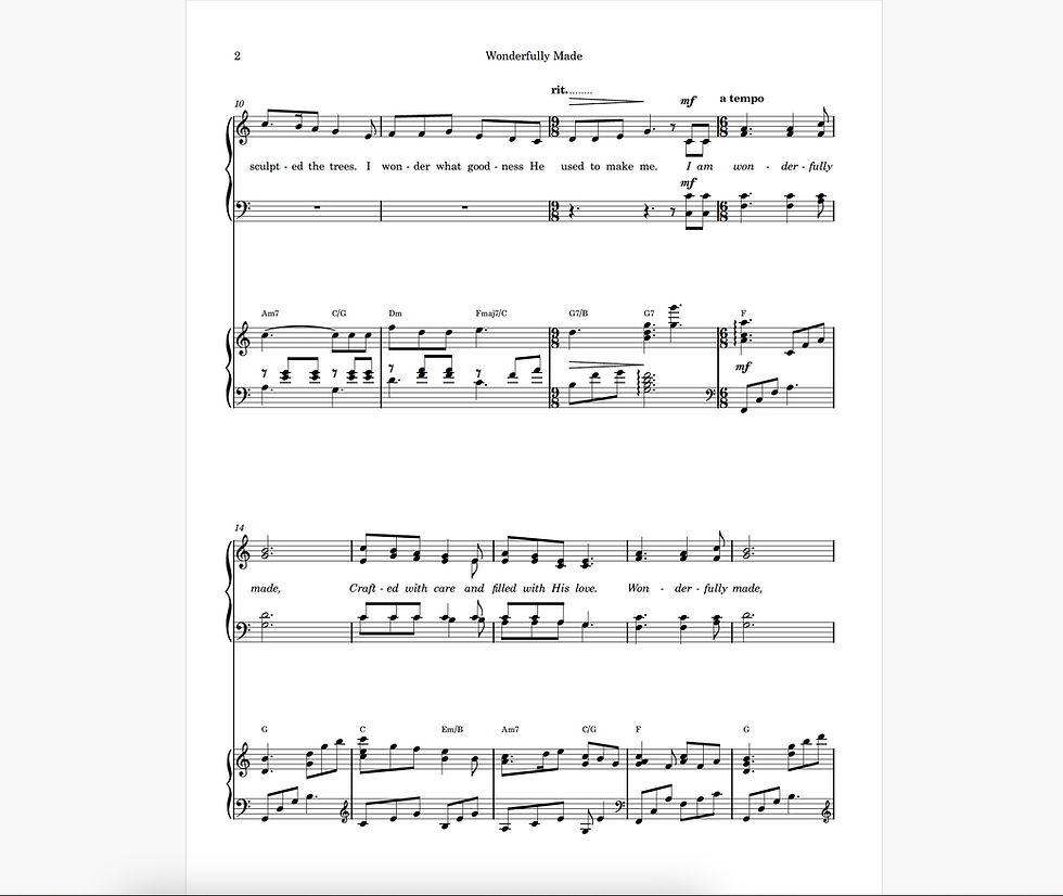 Thumbnail: Wonderfully Made - SATB