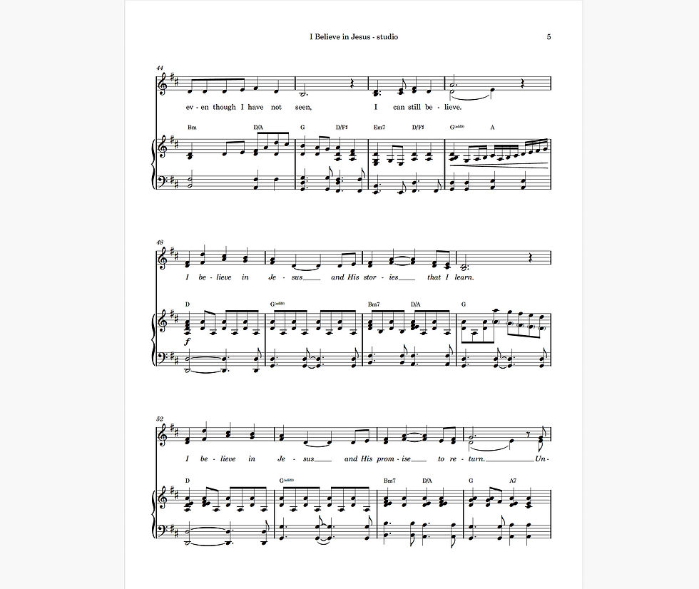Thumbnail: I Believe in Jesus - group bundle