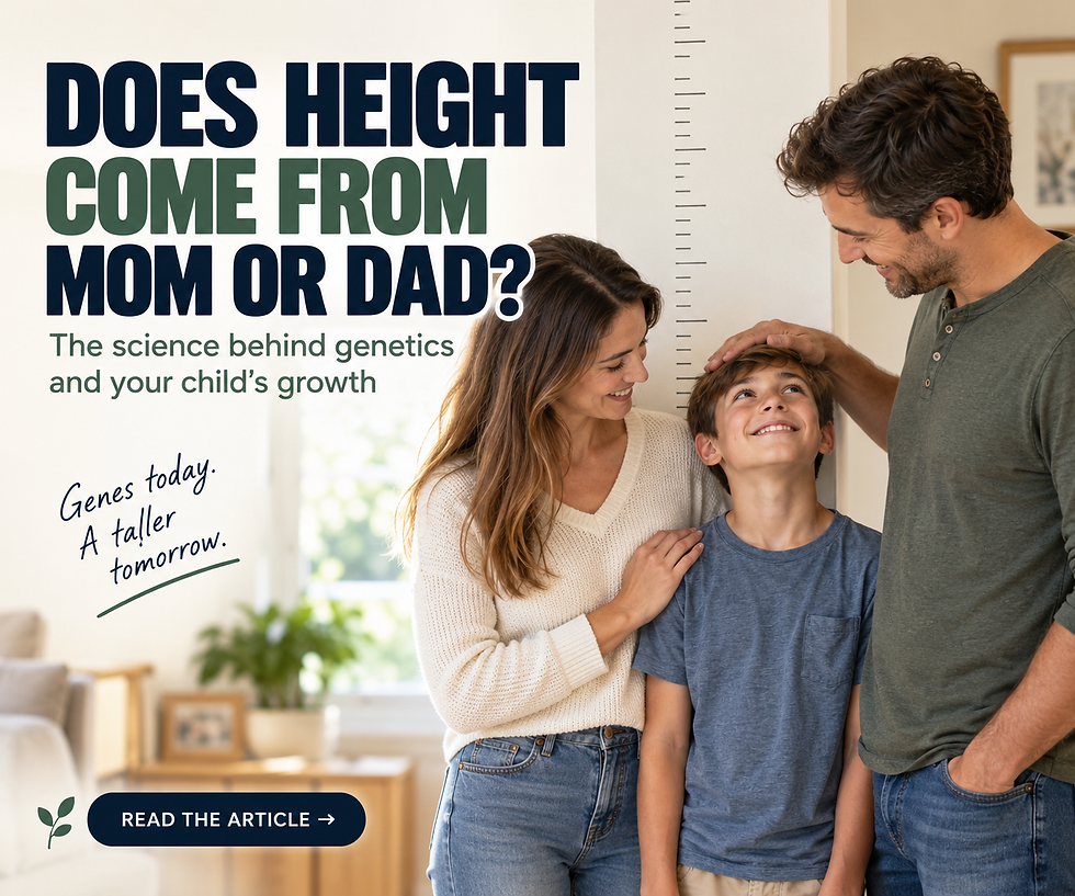 Does Height Come From Mom or Dad?