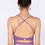 Thumbnail: Huming Bird Lilac - Crepe Tango Skirt / Medusa - Shiny Lilac Tango Top Set
