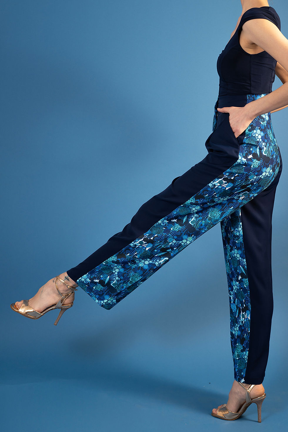 Thumbnail: 'Abstract Ball Blue' Duo Mood Si Tango Pants