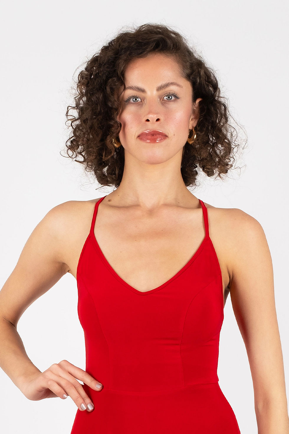 Thumbnail: Medusa - Rope Detail on the Back  Red Tango Dress