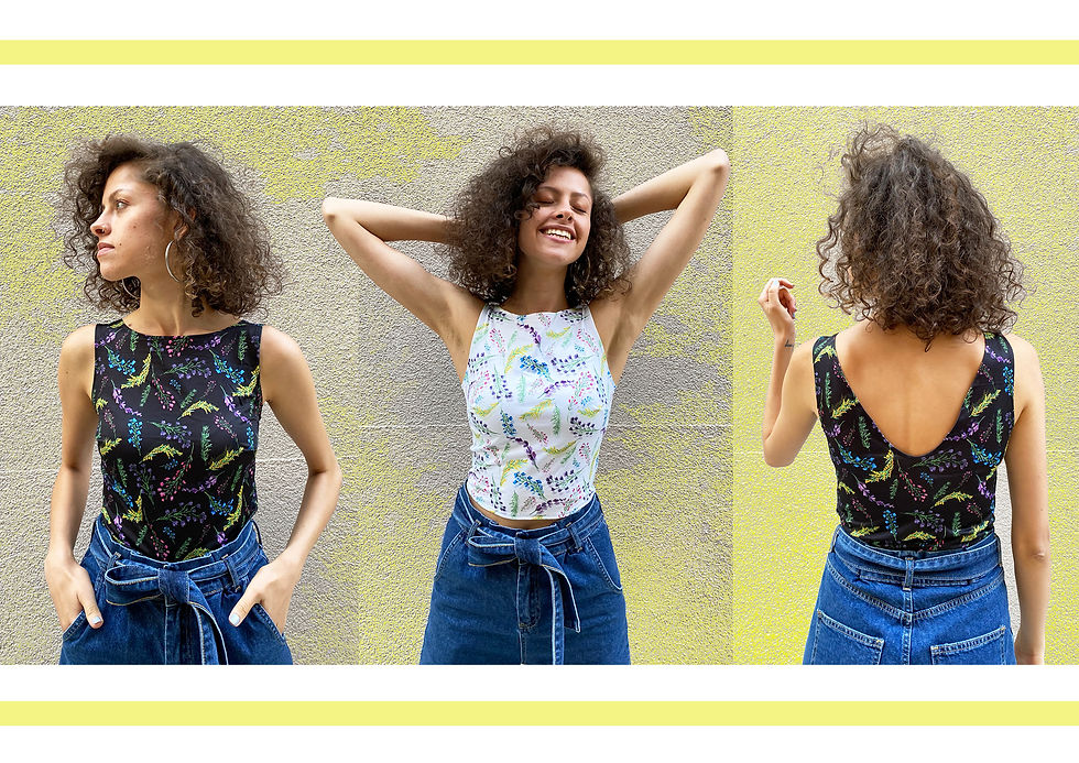 Thumbnail: Belisima -Sky Flowers White Top