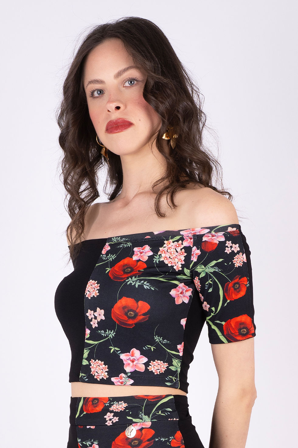 Thumbnail: Erota - Flanders Fields -  Black Tango  Skirt /  Atlas Top Tango Set