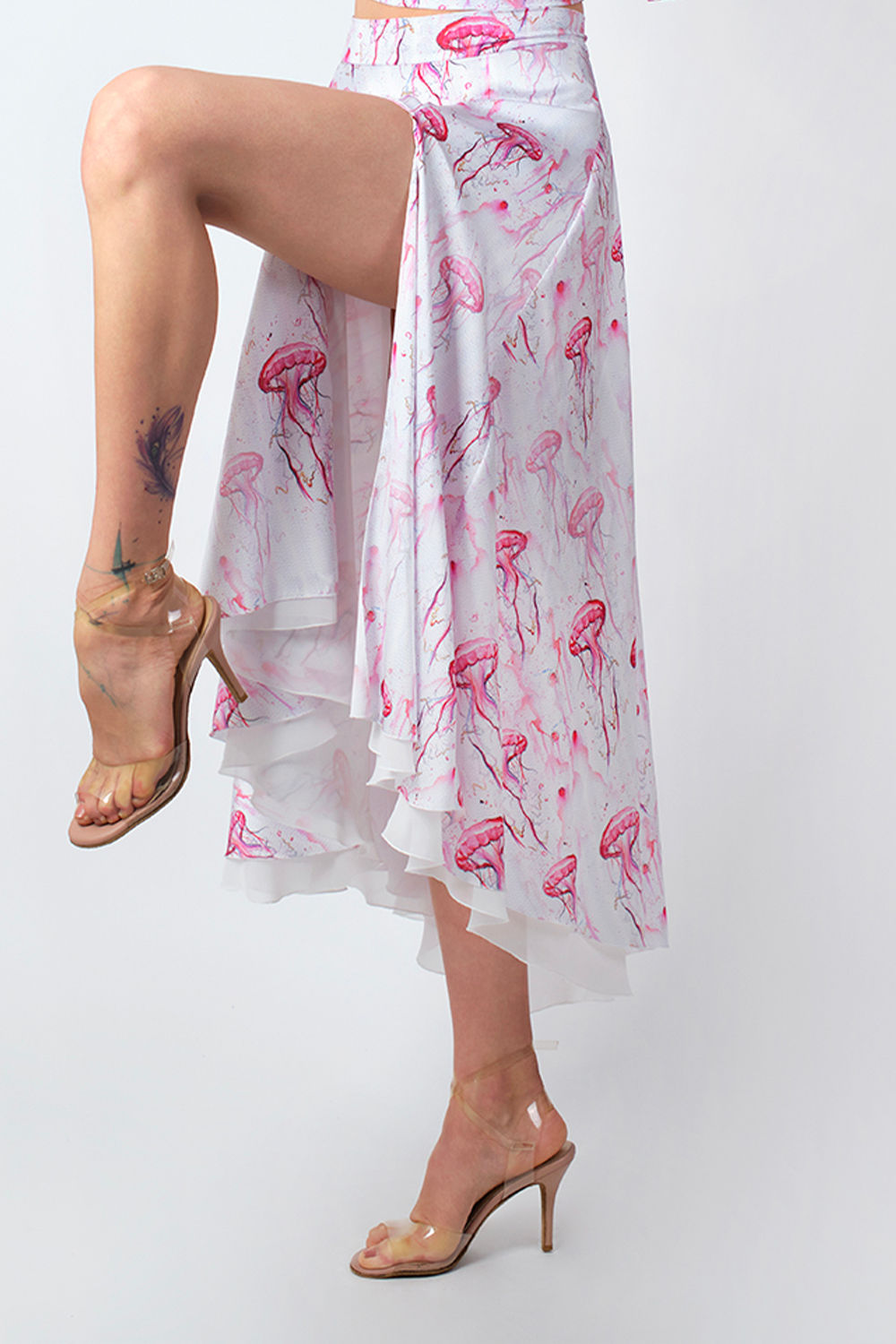 Hipnoz -  Jelly Fish Satin Tango Skirt