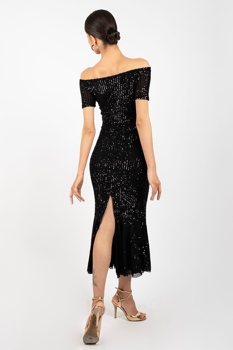 Thumbnail: Flywheel - Black Sequin Skirt / Atlas - Top Tango Set
