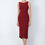 Thumbnail: Grape Bird & Burgundy Reversible Tango Dress