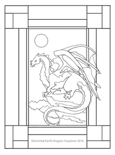 Earth Dragon with Transparent Wings