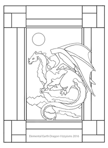 Earth Dragon with Opaque Wings