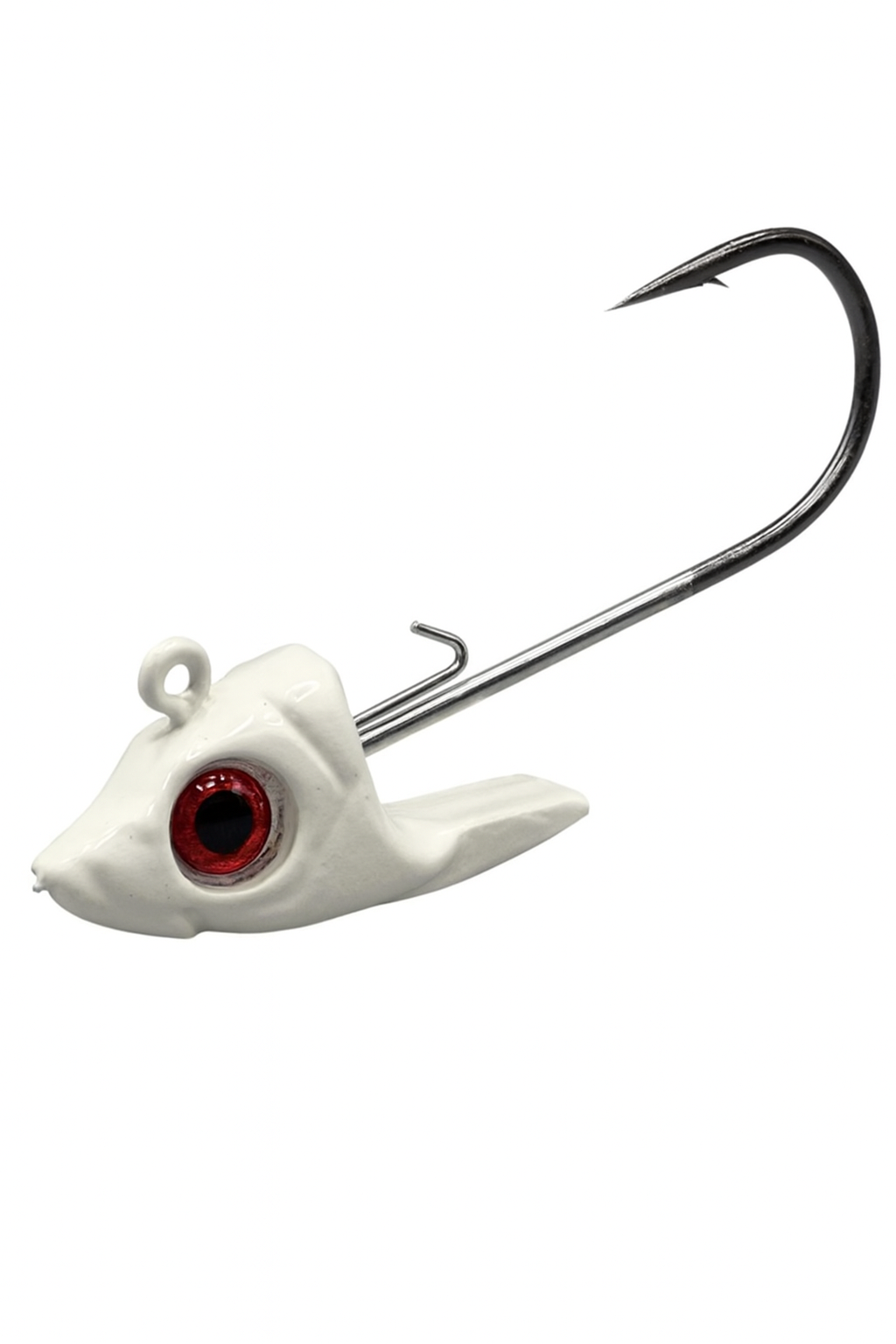 Brazalo Custom Lures | Swimbait Head | White 1/2oz | 4/0 | 2pk