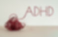 Knot of red rope and written _ADHD_ by using red rope. Concept of attention deficit hyper