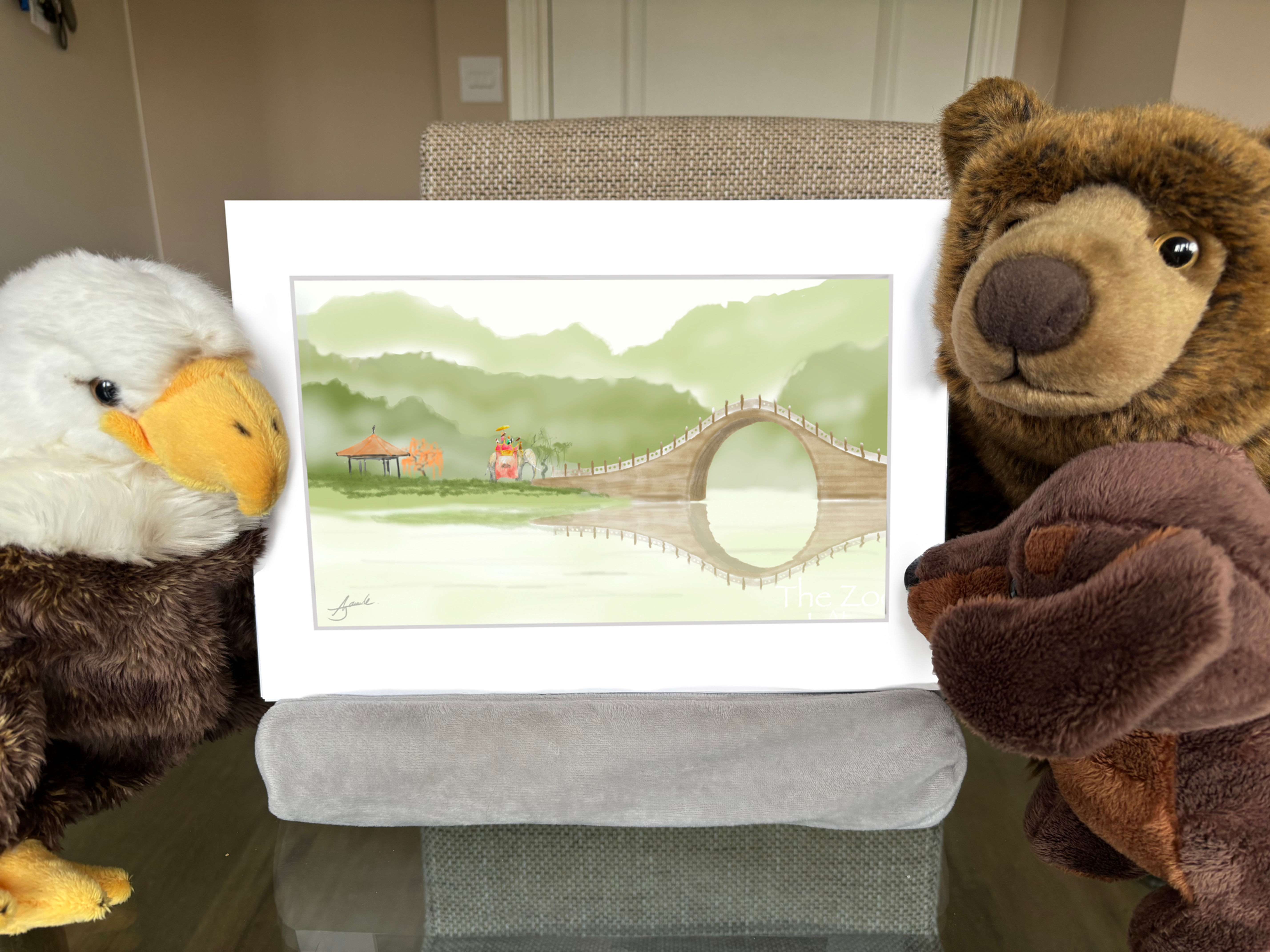 Steep Bridge with Mr Oliphant