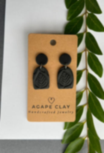 Black Medium Dangles