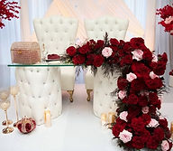 Luxury Sweetheart Table Decor