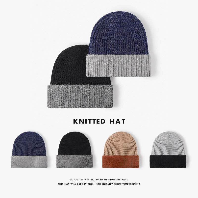 Two-tone Design Beanie