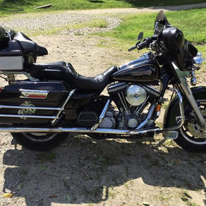 How I picnic on an Harley in Maine