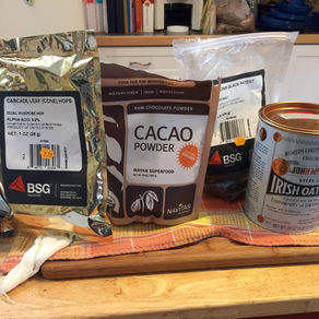 Ingredients for brewing beer 