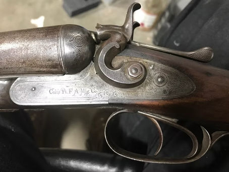 Black powder loads for antique shotguns