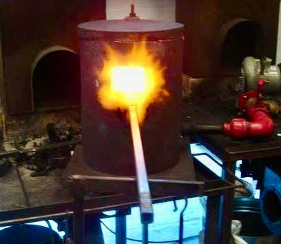 The stack in the furnace