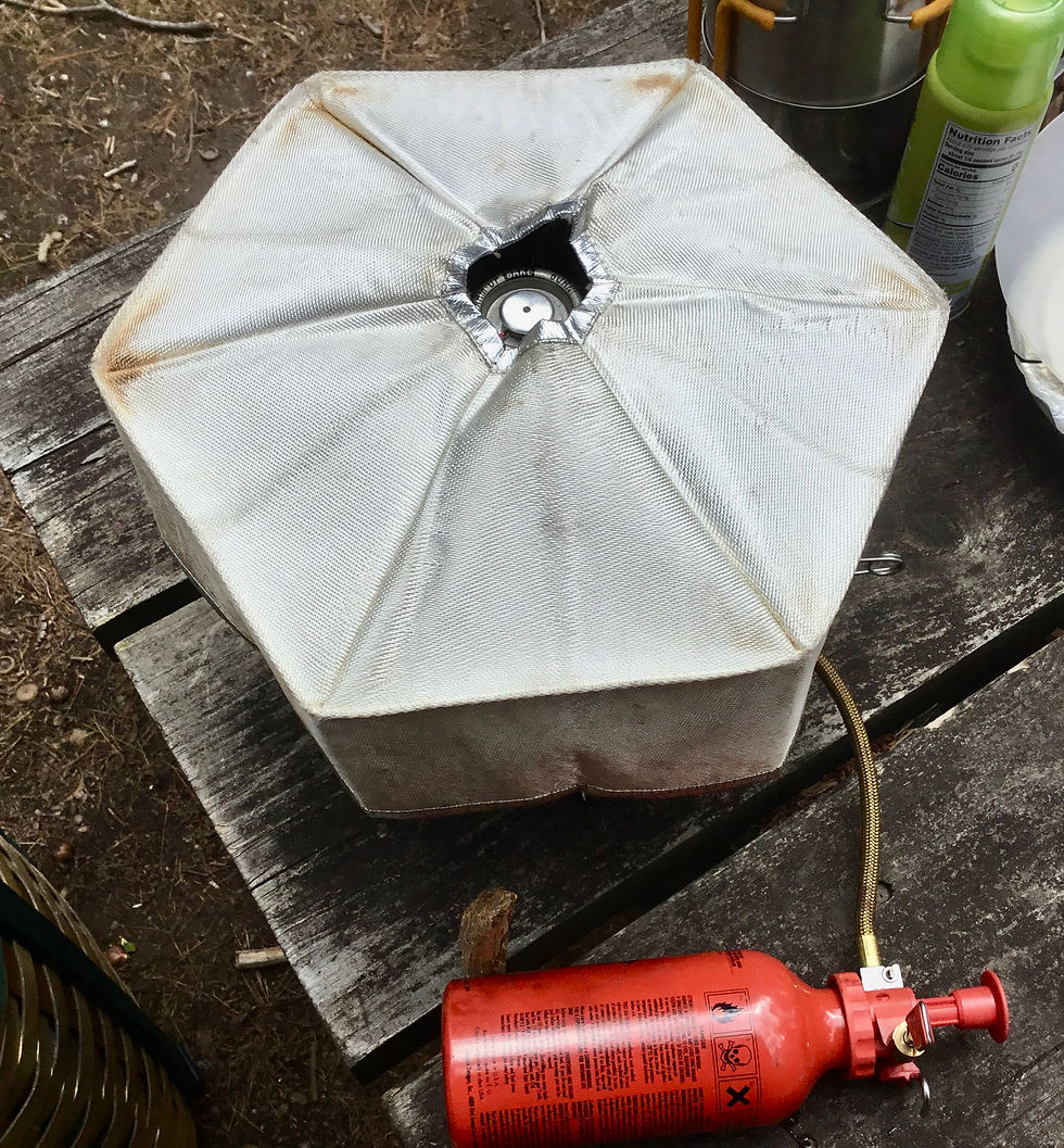 Outback Oven viewed from the top