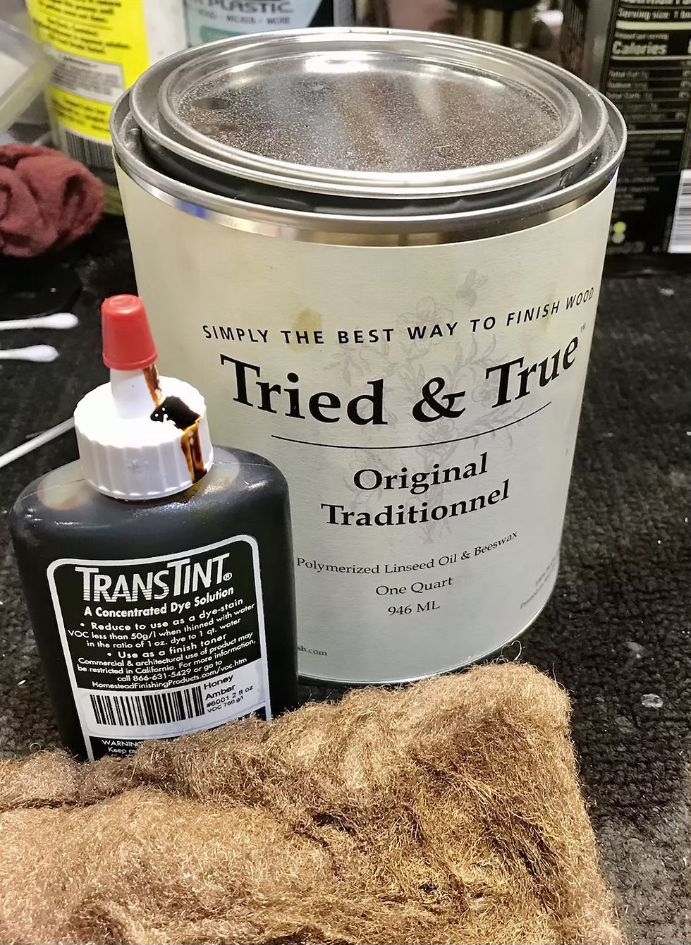 Muzzleloader stock finishing oil