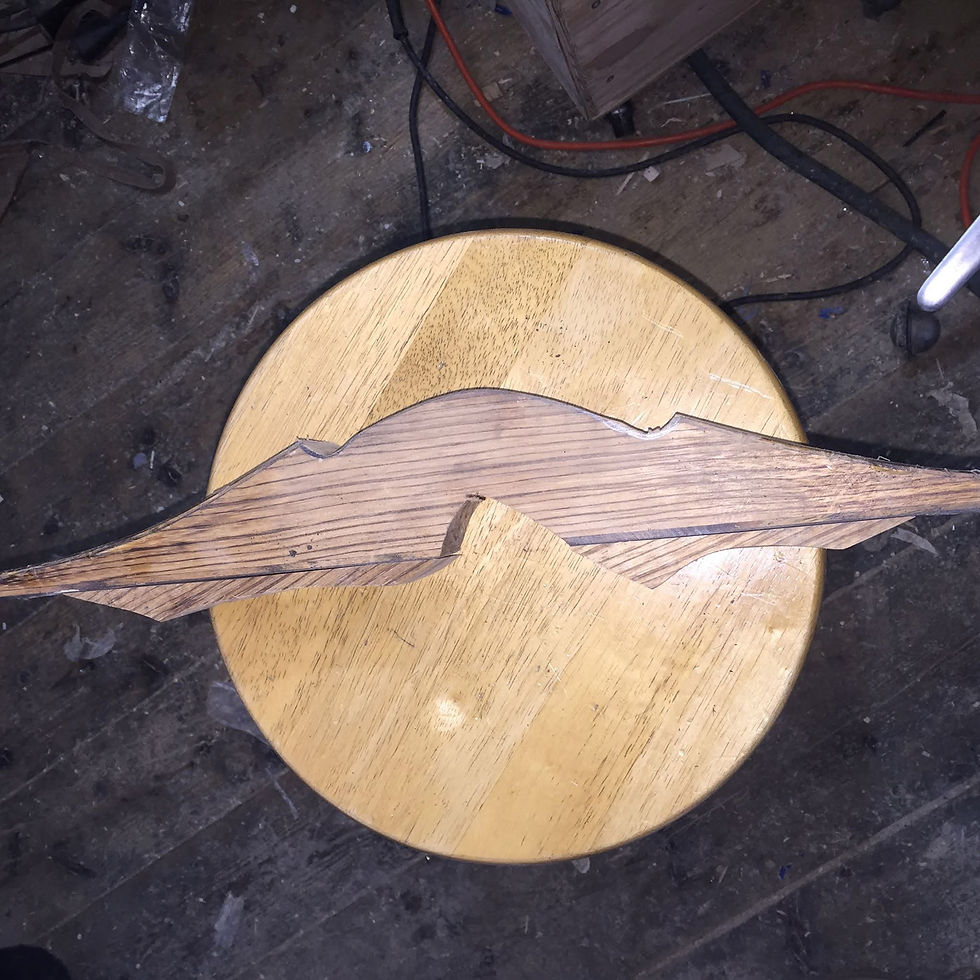 Baking the Epoxy on a Traditional Recurve Bow 