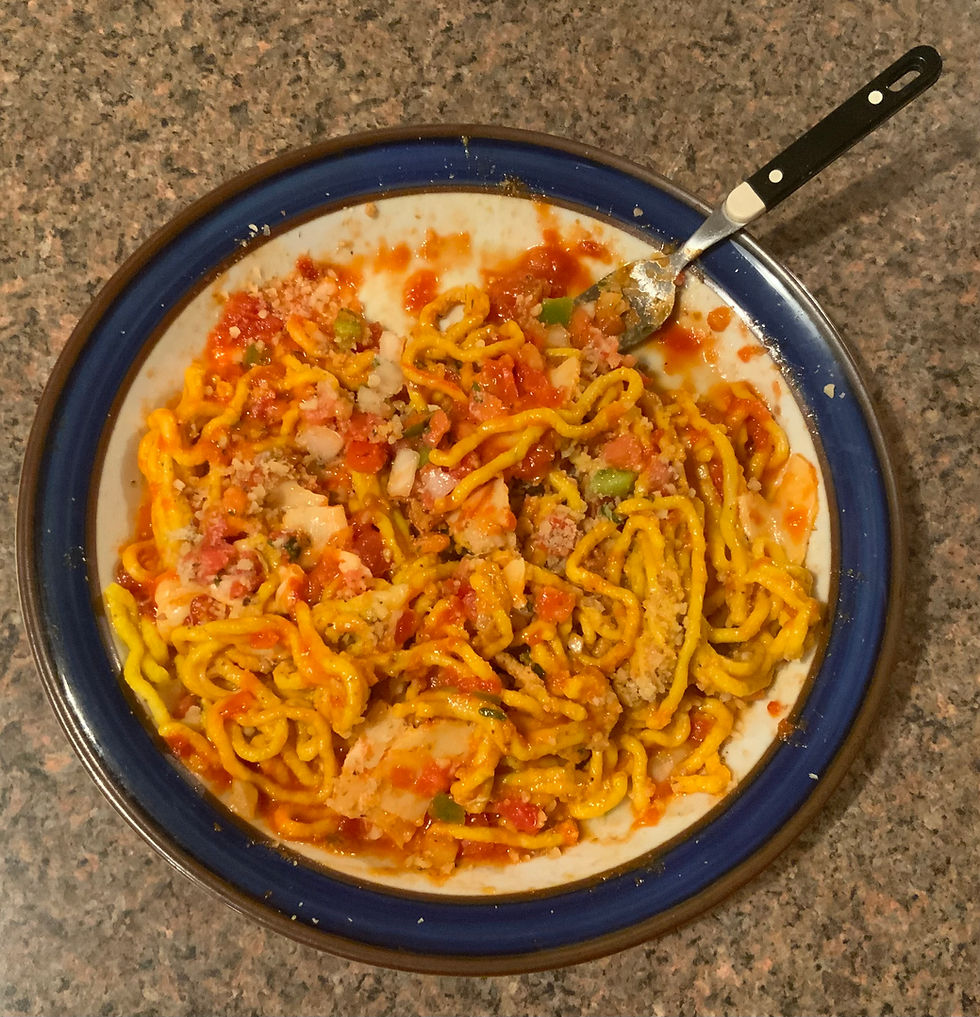 Making spaghetti from wheat