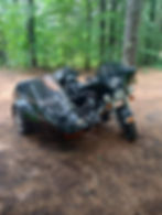My Electra Glide and sidecar hack