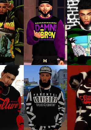 Urban Male Sweatshirt Recolor