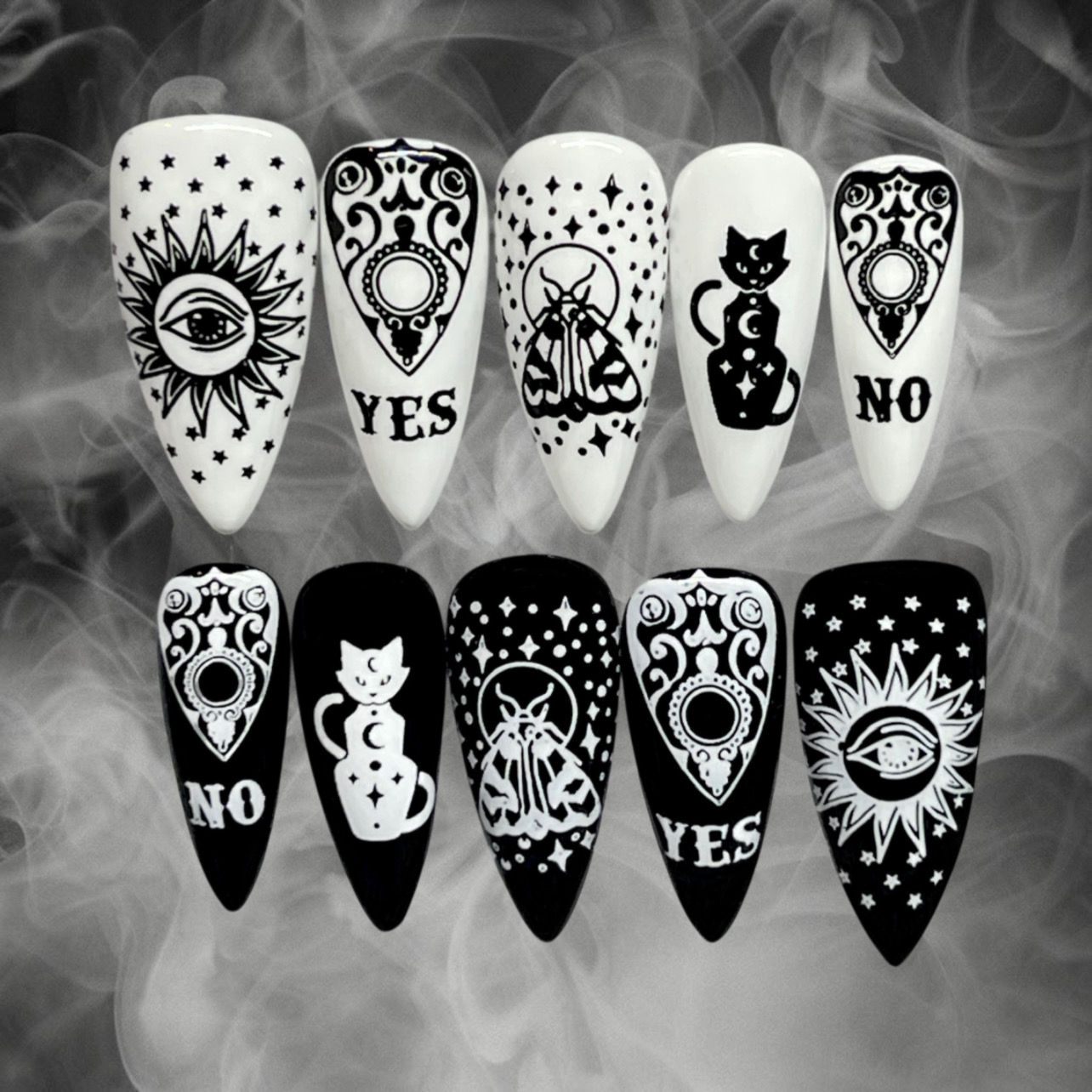 Witchy • Ouija • Black & White