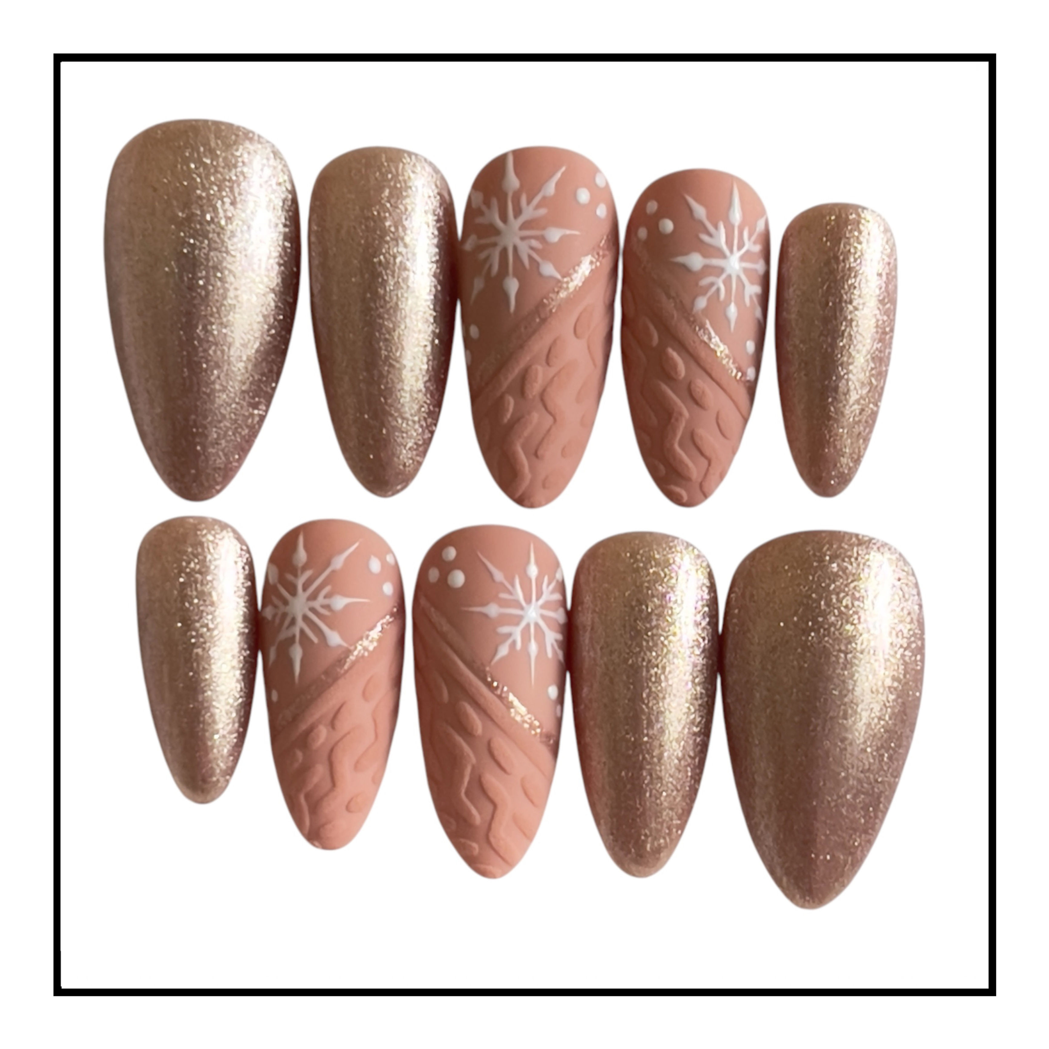 Christmas • 3D Sweater • Snowflakes