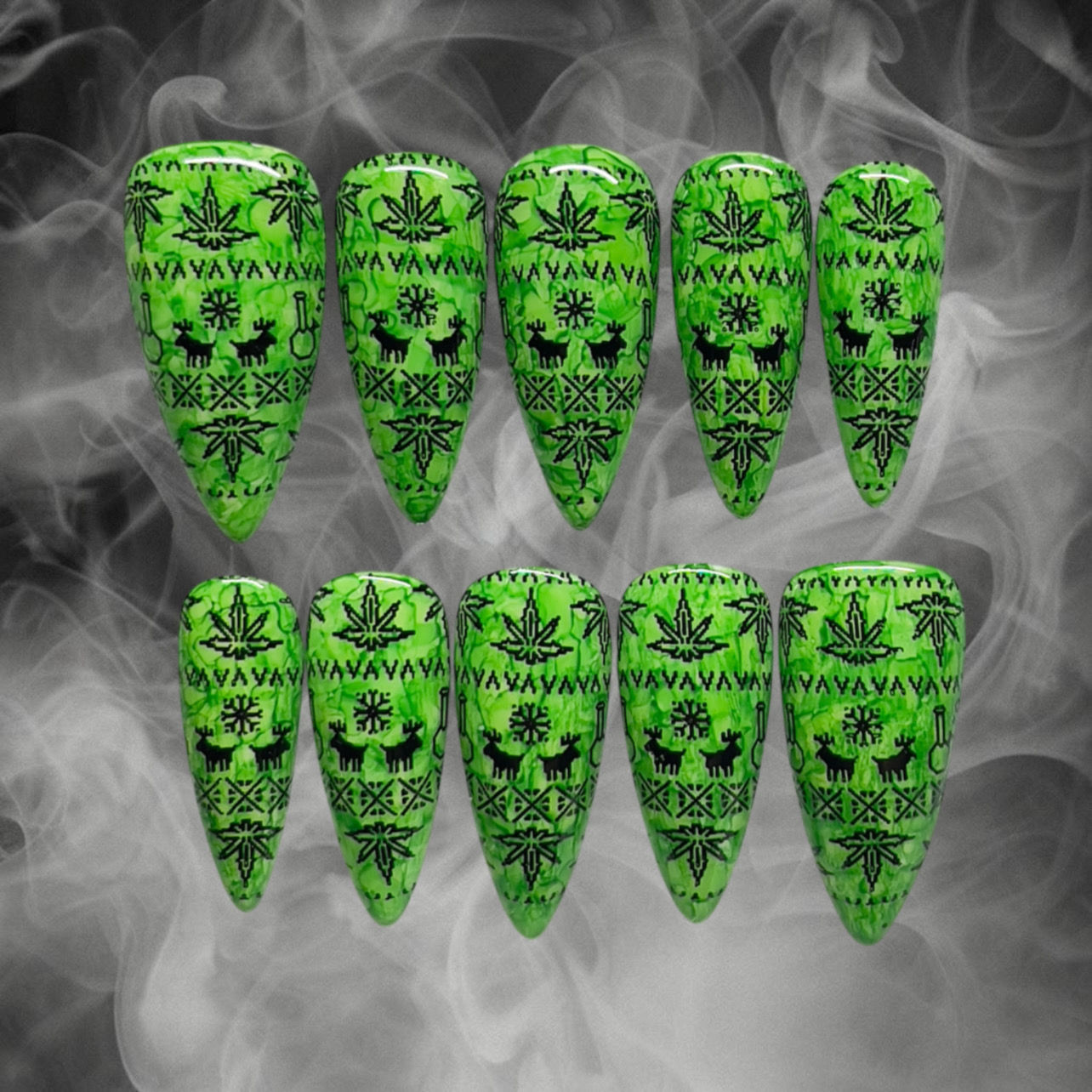 Cannabis Christmas Jumper