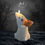 Thumbnail: Large Ghost holding Pumpkin Candle
