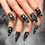 Thumbnail: Bats In The Night Sky • Glittery Black